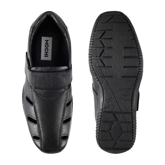 Mochi Men Black Casual Sandals (SKU: 18-192L-11-46)