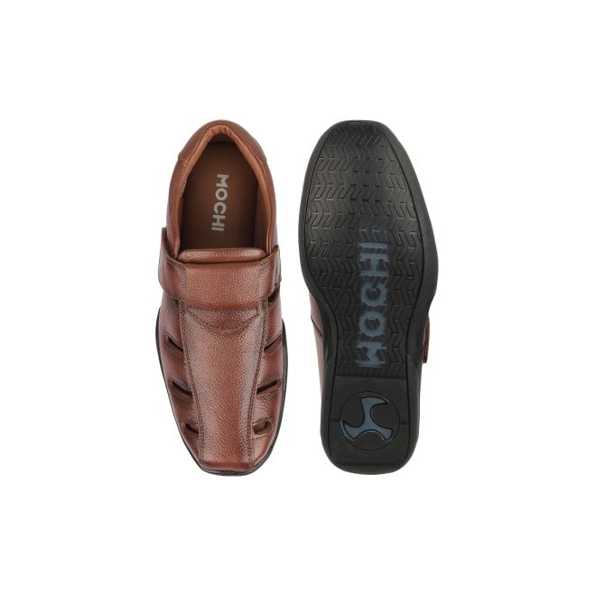 Mochi Men Tan Casual Sandals (SKU: 18-192L-23-46)