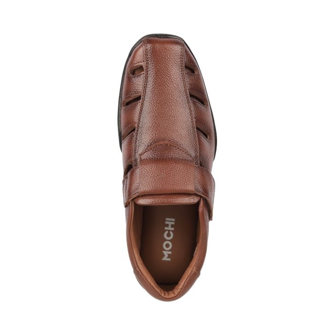 Mochi Men Tan Casual Sandals (SKU: 18-192L-23-46)