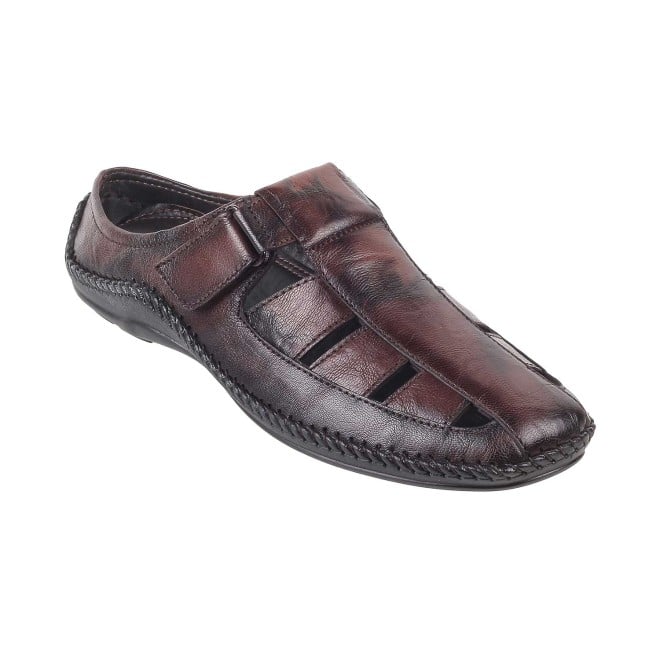 Mochi Men Brown Casual Slip Ons (SKU: 18-243-12-41)