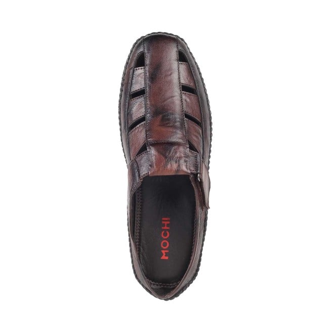 Mochi Men Brown Casual Slip Ons (SKU: 18-243-12-41)