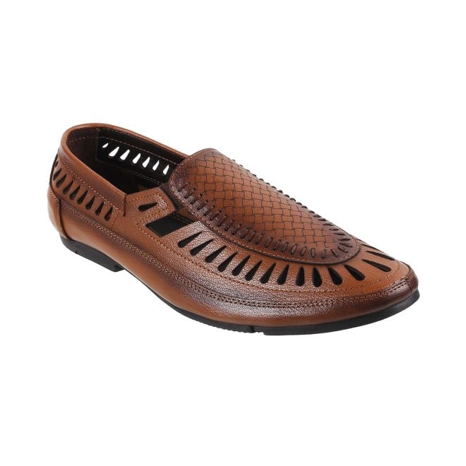 Mochi Men Tan Casual Sandals