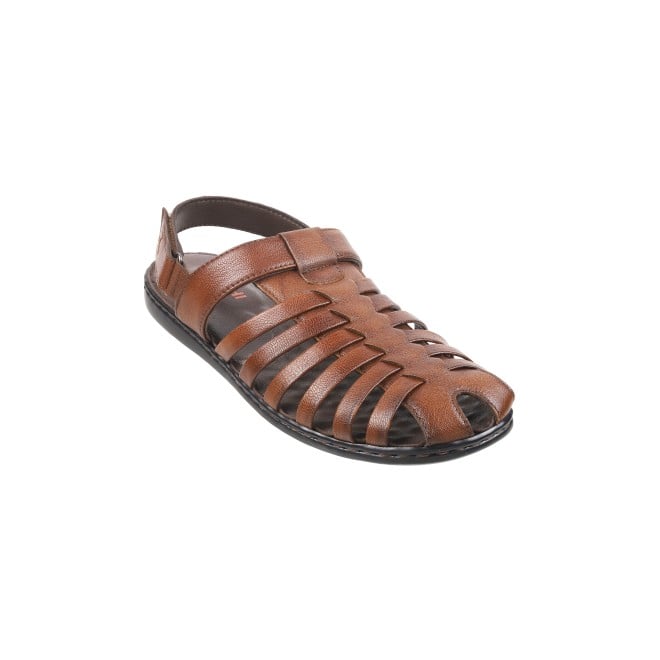 Mochi Men Tan Casual Sandals (SKU: 18-542-23-40)