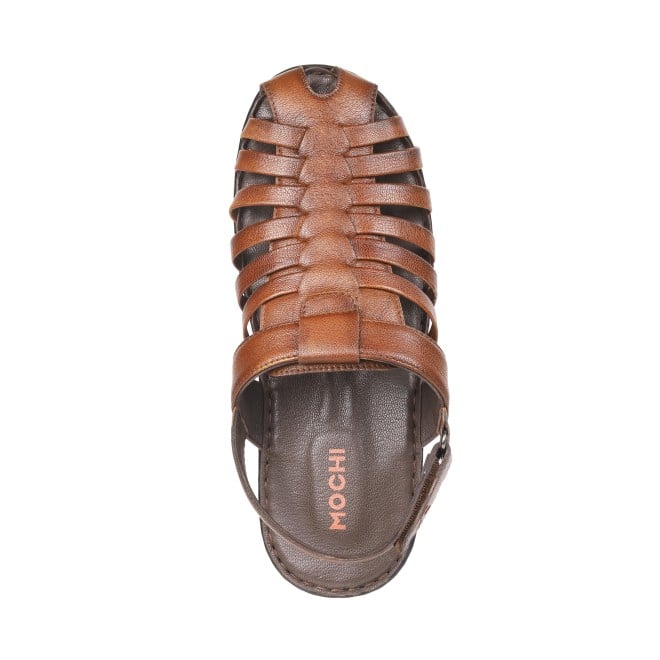 Mochi Men Tan Casual Sandals (SKU: 18-542-23-40)