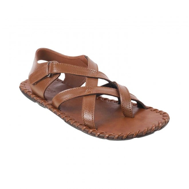 Buy Mochi Men Brown Leather Sandals - Sandals for Men 1224763 | Myntra-hancorp34.com.vn