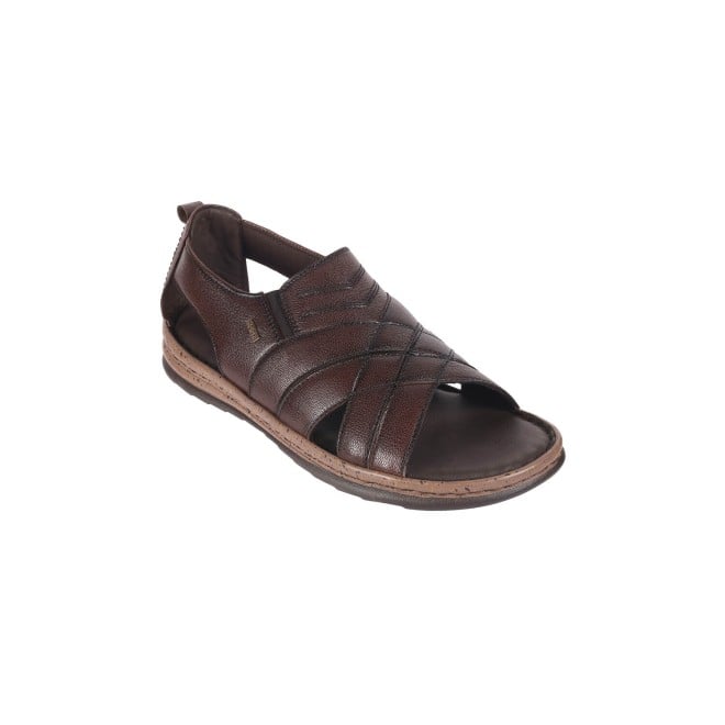 Mochi Men Brown Casual Sandals (SKU: 18-742-12-40)