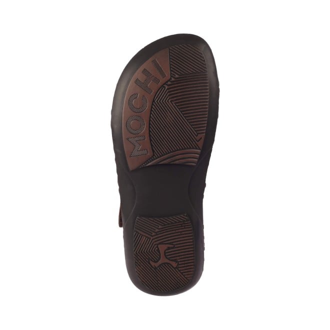 Mochi Men Brown Casual Sandals (SKU: 18-765-12-40)