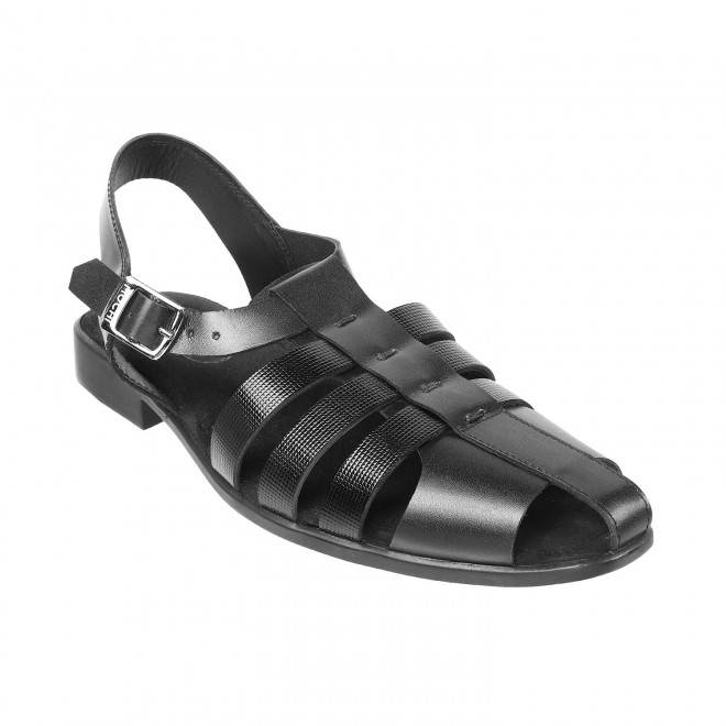 Mochi Men Black Synthetic Sandals 6-UK (40 EU) : Amazon.in: Fashion