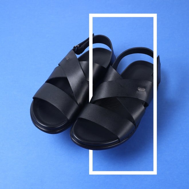 Mochi Men Black Casual Sandals (SKU: 18-800942-11-40)