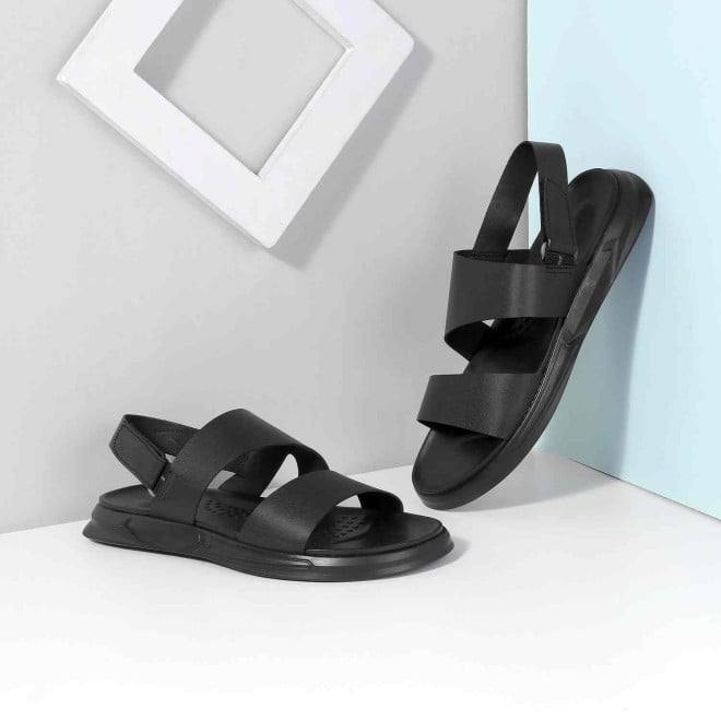 Mochi Men Black Casual Sandals (SKU: 18-849-11-40)