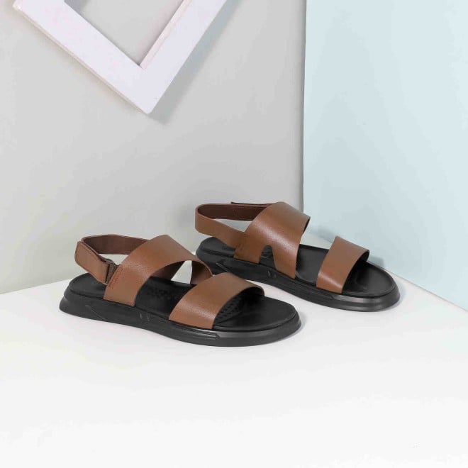 Mochi Men Tan Casual Sandals (SKU: 18-849-23-40)