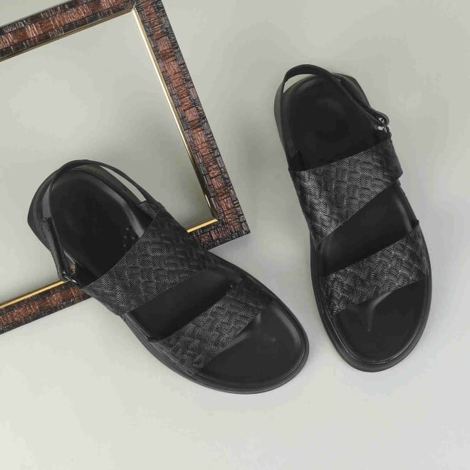 Mochi Men Black Casual Sandals (SKU: 18-850-11-42)