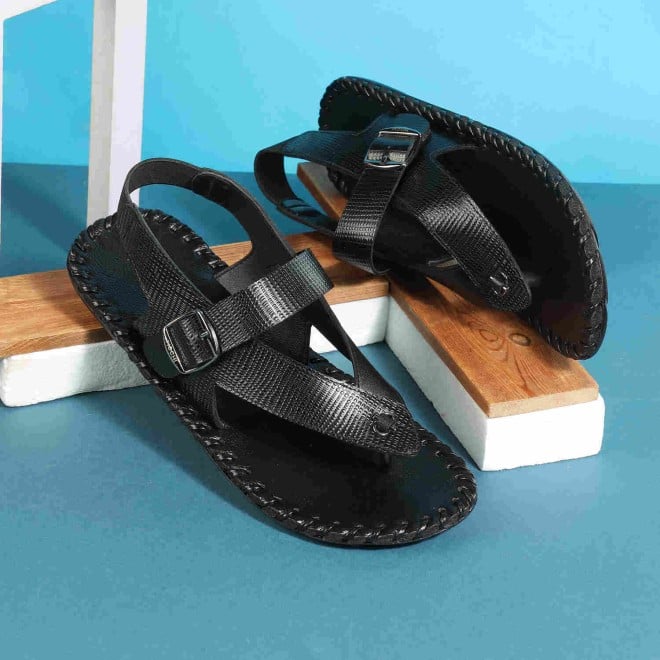 Mochi Men Black Casual Sandals (SKU: 18-894-11-40)