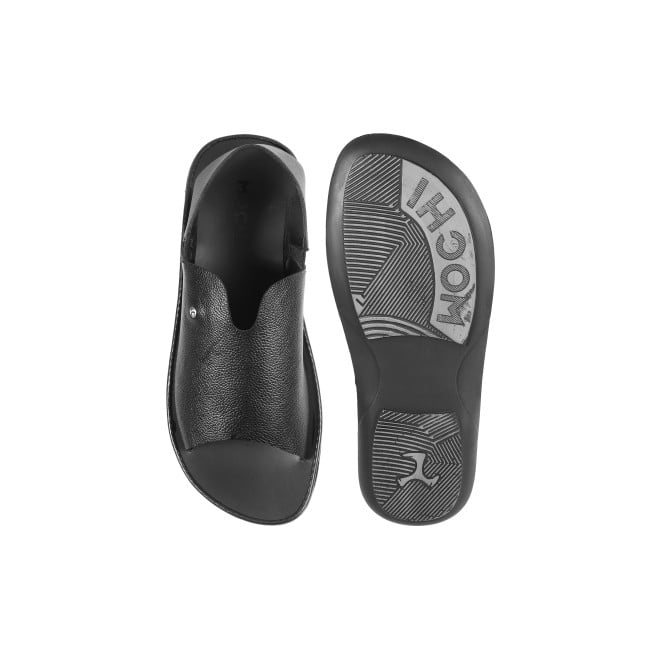 Mochi Men Black Ethnic Sandals (SKU: 18-900602-11-40)