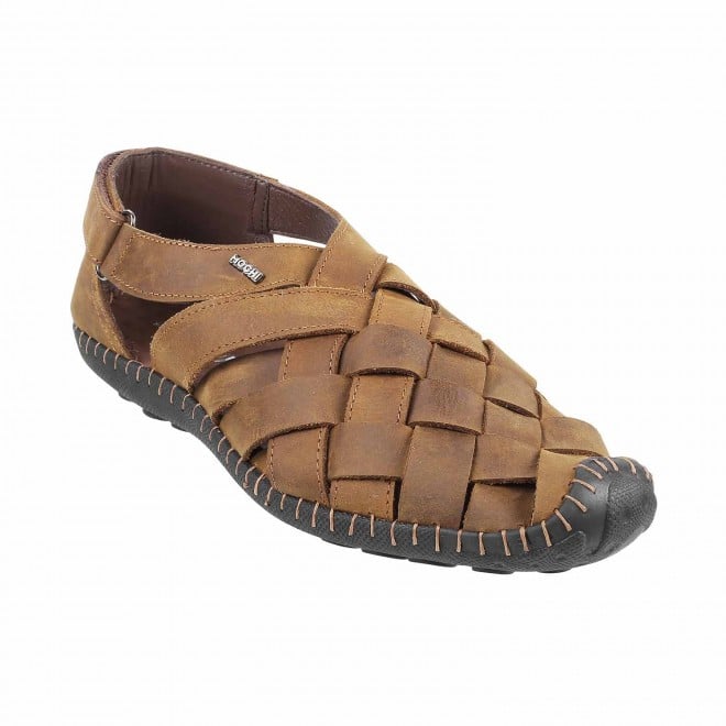Mochi Tan Casual Sandals for Men