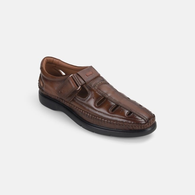 Mochi Men Tan Casual Sandals