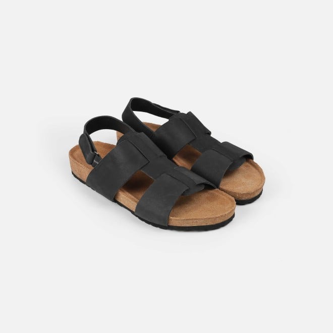 Mochi Men Black Casual Sandals (SKU: 18-958-11-40)