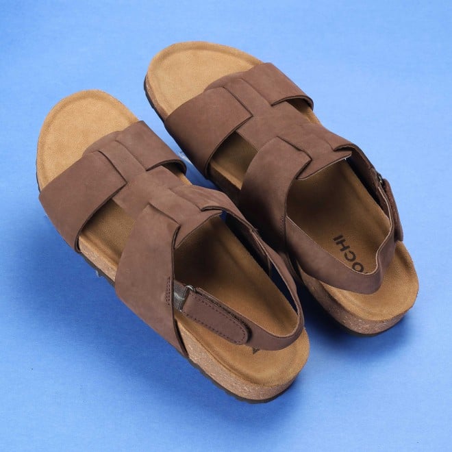 Mochi Men Brown Casual Sandals (SKU: 18-958-12-40)