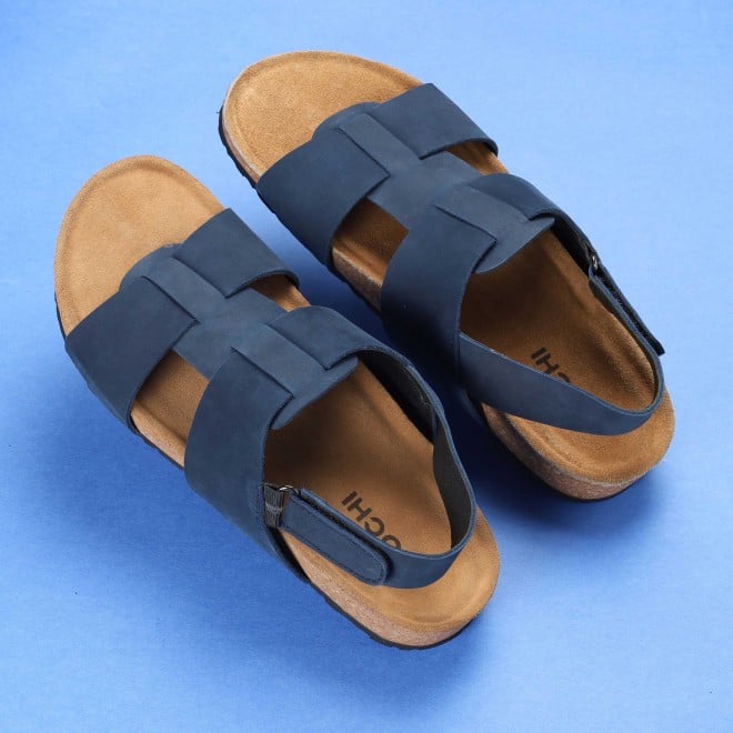 Mochi Men Blue Casual Sandals