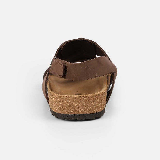 Mochi Men Brown Casual Sandals (SKU: 18-958-12-40)