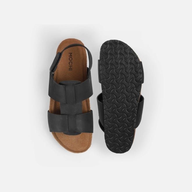 Mochi Men Black Casual Sandals (SKU: 18-958-11-40)