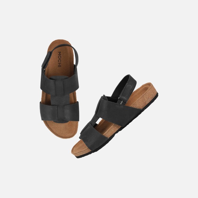 Mochi Men Black Casual Sandals (SKU: 18-958-11-40)