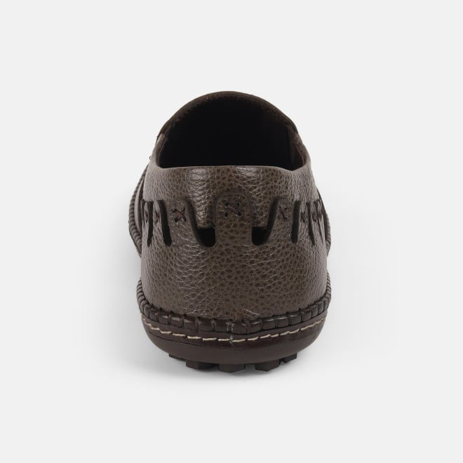 Mochi Men Brown Ethnic Sandals (SKU: 18-969-12-40)