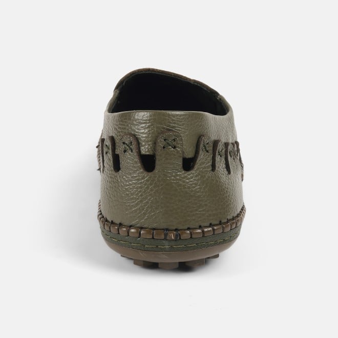 Mochi Men Olive Ethnic Sandals (SKU: 18-969-49-40)