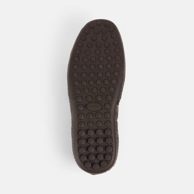 Mochi Men Brown Ethnic Sandals (SKU: 18-969-12-40)