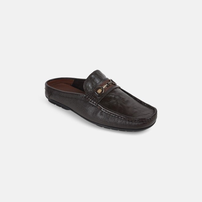 Mochi Men Brown Casual Loafers