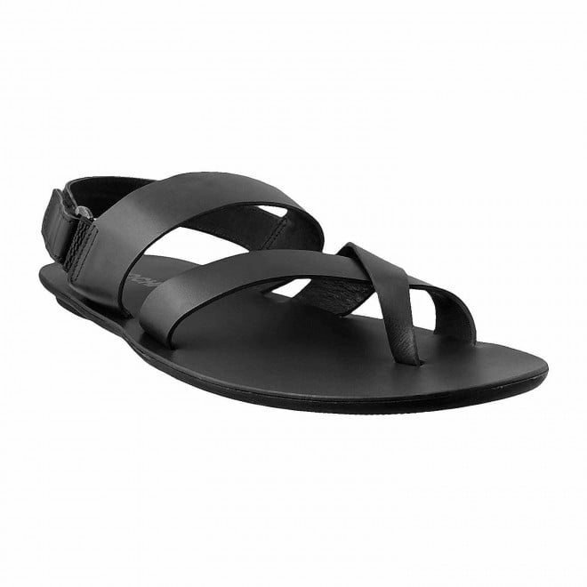 Black leather sandals - Studio · Black · Shoes | Massimo Dutti-hkpdtq2012.edu.vn