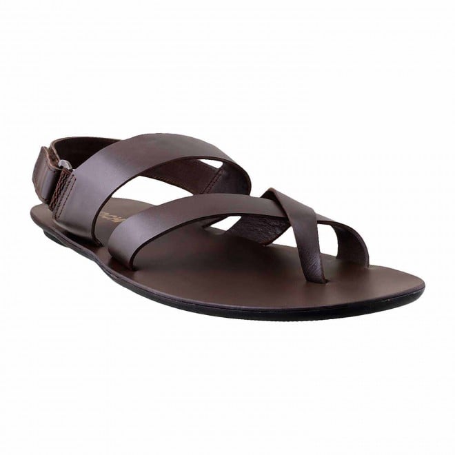 Mochi Brown Casual Sandals for Men