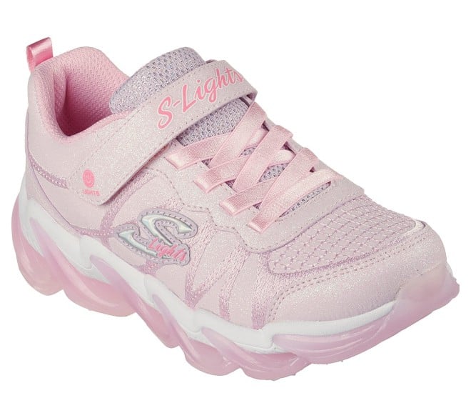 Skechers Kids Unisex Light Pink Sports Sneakers