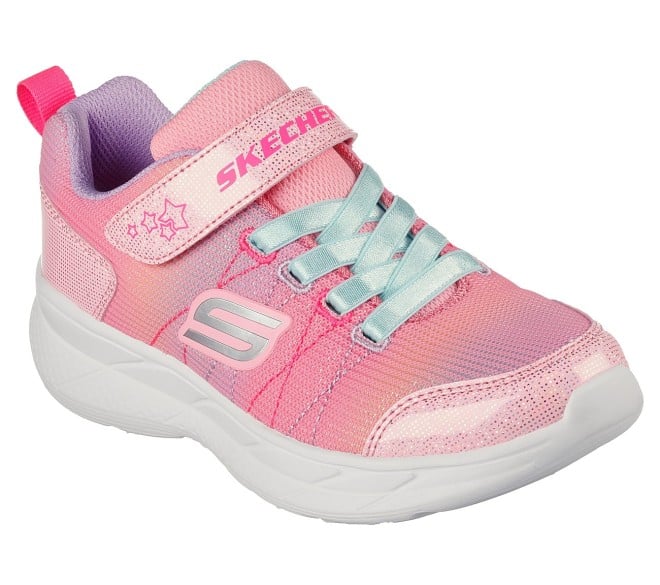 Skechers Kids Unisex Pink-Multi Sports Sneakers