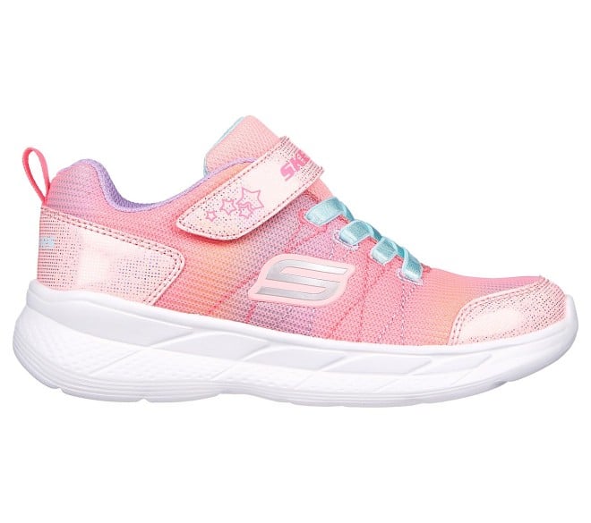 Skechers Kids Unisex Pink-Multi Sports Sneakers (SKU: 186-303518-74-1)