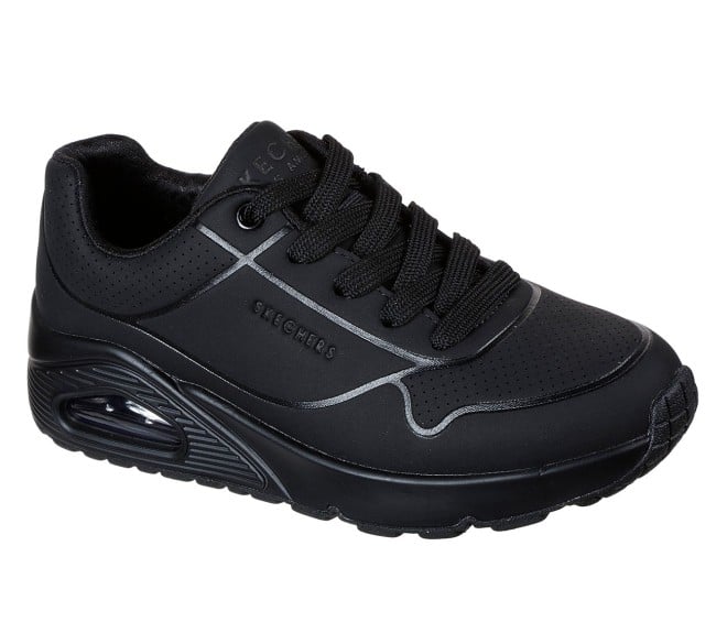 Skechers Kids Unisex Black Sports Sneakers