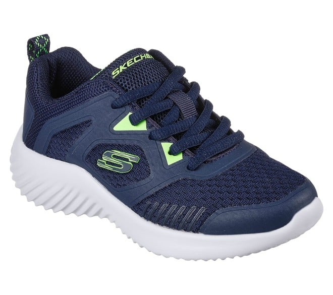 Skechers Kids Unisex Navy-Blue Sports Sneakers