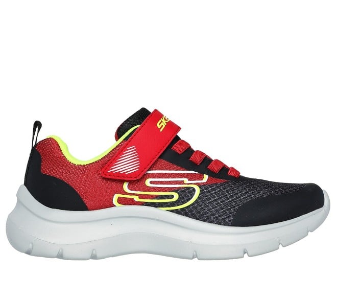 Skechers Kids Unisex Black-Red Sports Sneakers (SKU: 186-403879-67-1)