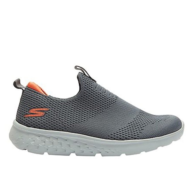 Skechers Boys Black-grey Sports Slippers