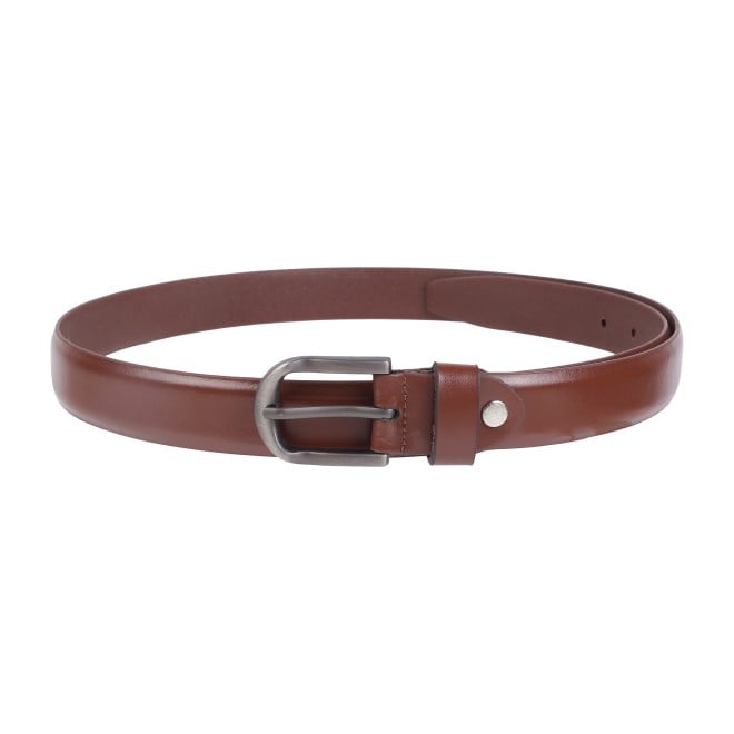 Mochi Women Tan Womens Belts Pin Buckle