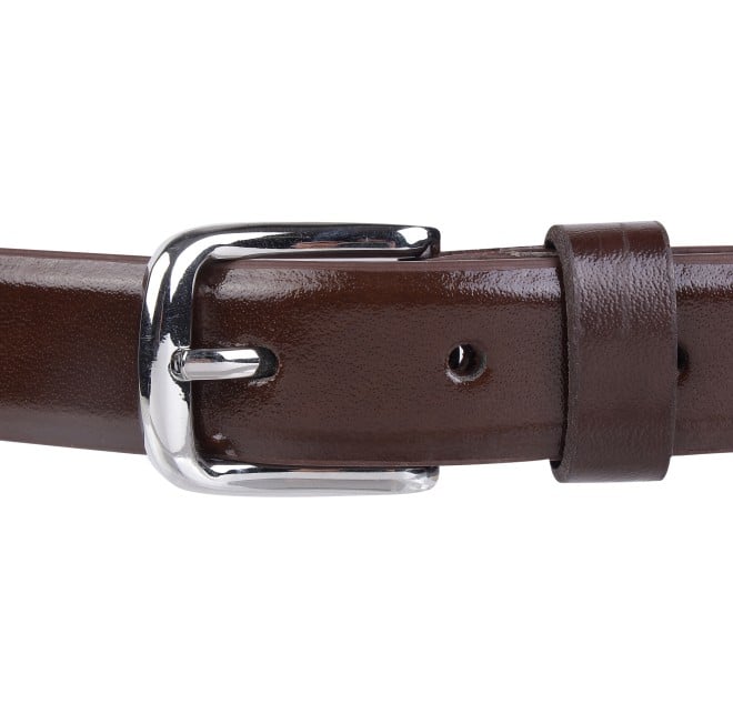 Mochi Women Brown Womens Belts Pin Buckle (SKU: 187-13-12-32)