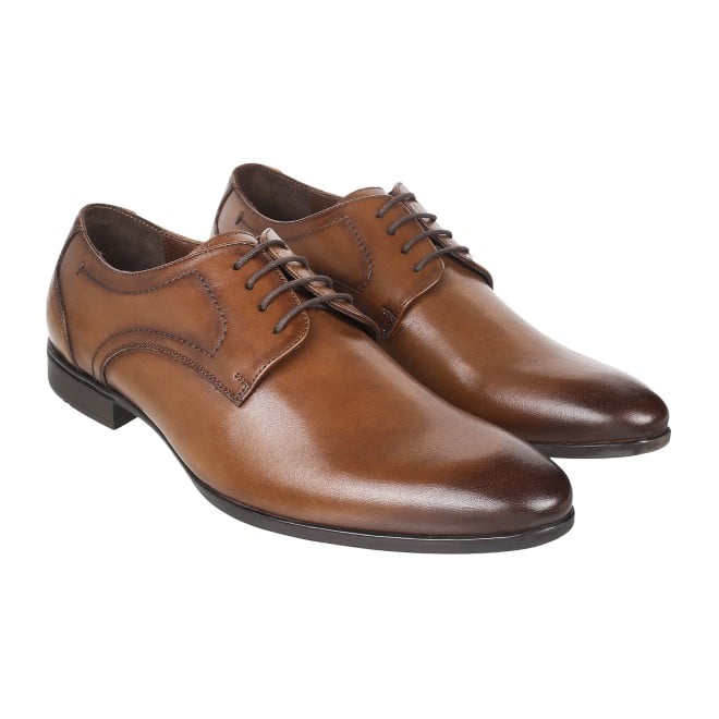 Mochi Men Brown Formal Lace Up