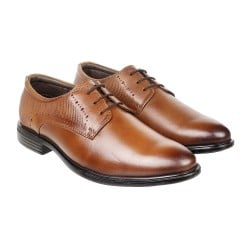 Men Tan Formal Lace Up