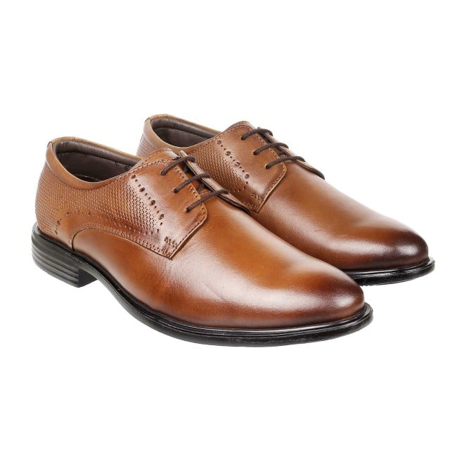 Mochi Men Tan Formal Lace Up