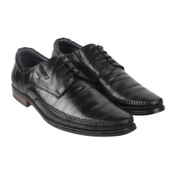 Men Black Formal Lace Up