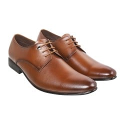 Men Tan Formal Lace Up