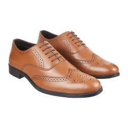 Men Tan Formal Brogue