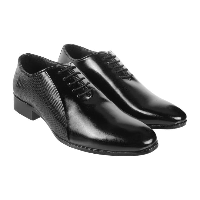 Mochi Men Black Formal Lace Up