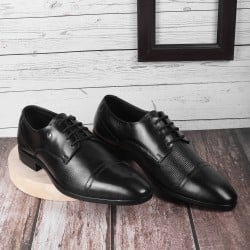 Men Black Formal Oxford