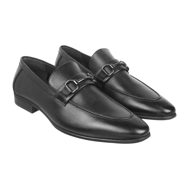 Mochi Men Black Formal Moccasin